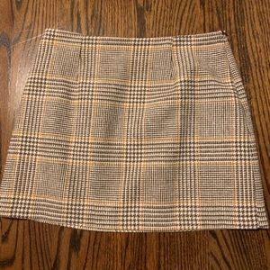 PLAID SKIRT